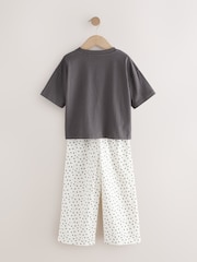 Monochrome Print Wide Leg Pyjamas 3 Pack (3-16yrs) - Image 3 of 7