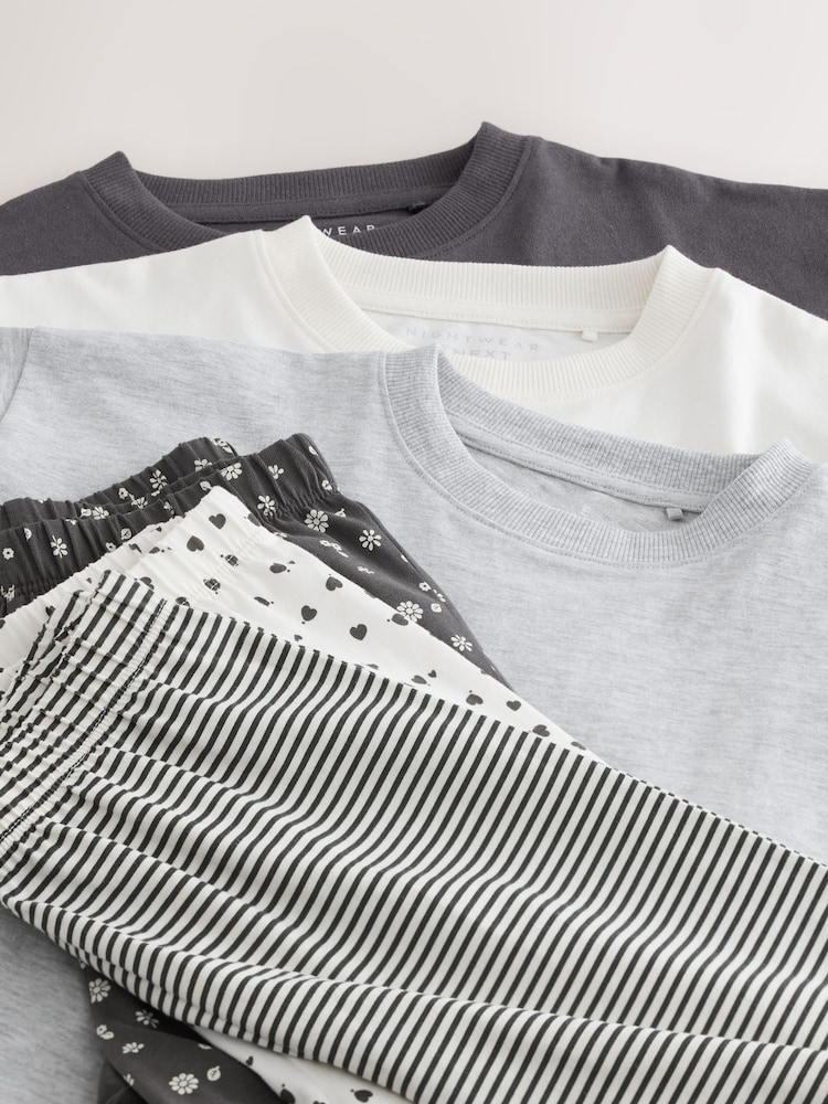 Monochrome Print Wide Leg Pyjamas 3 Pack (3-16yrs) - Image 7 of 7