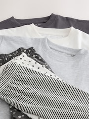 Monochrom bedruckt - Wide Leg Pyjamas 3 Pack (3-16yrs) - Bild 9 von 9