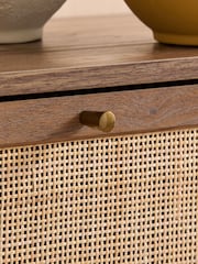 MADE.COM Oak Effect Pavia Rattan Shoe Storage - Image 3 of 3