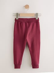 Burgundy Red Classic Jersey Joggers (3mths-7yrs) - Image 2 of 4