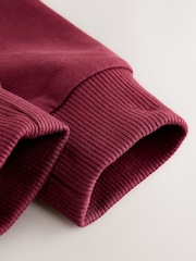 Burgundy Red Classic Jersey Joggers (3mths-7yrs) - Image 4 of 4