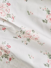 The White Company Pink Organic Reversible Gingham Single Set Cloud - Image 3 of 3