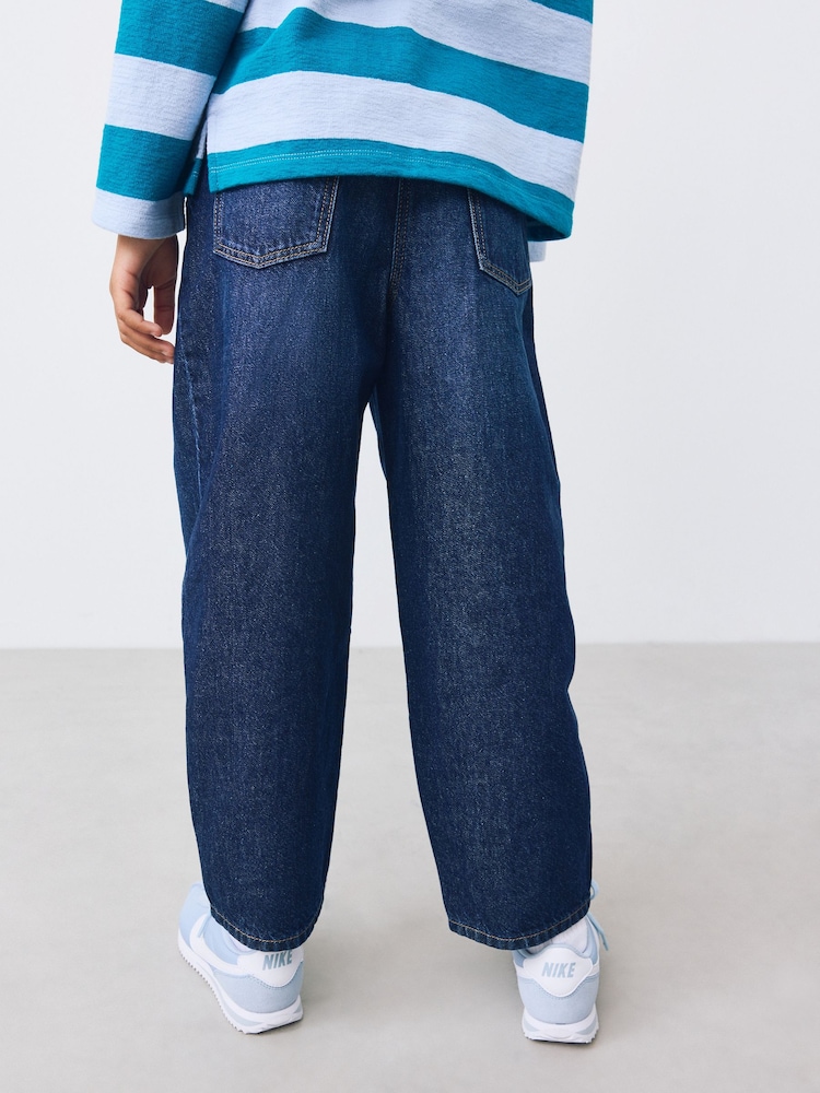 Dark Wash Barrel Jeans (3-16yrs) - Image 2 of 3 Dark Wash Barrel Jeans (3-16yrs) - Image 2 of 3