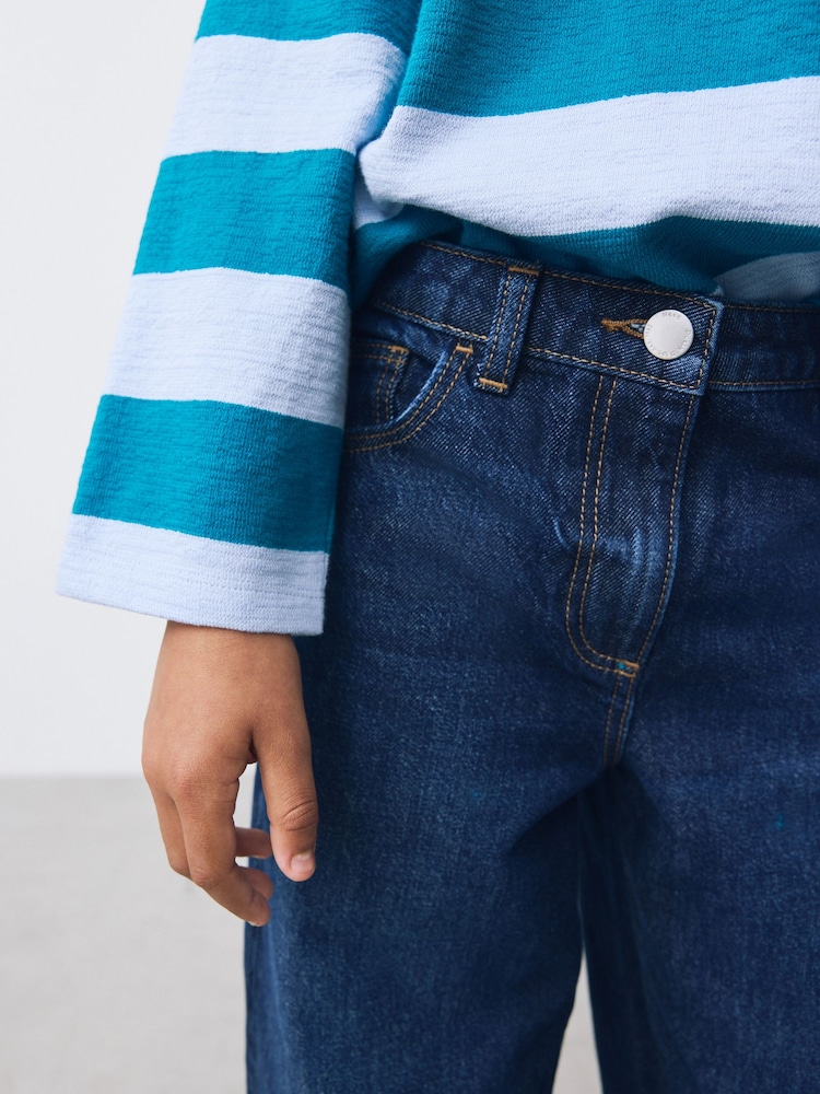 Dark Wash Barrel Jeans (3-16yrs) - Image 3 of 3