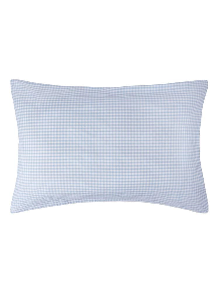 The White Company Blue Gingham Check and Star Reversible Bed Set - Image 5 of 5