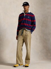 Polo Ralph Lauren Red Long Sleeve Rugby Shirt - Image 3 of 4