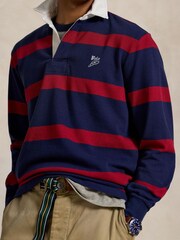 Polo Ralph Lauren Red Long Sleeve Rugby Shirt - Image 4 of 4