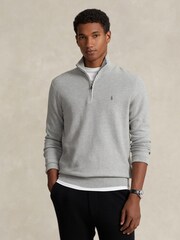 Polo Ralph Lauren Grey Long Sleeve Pullover Jumper - Image 3 of 9