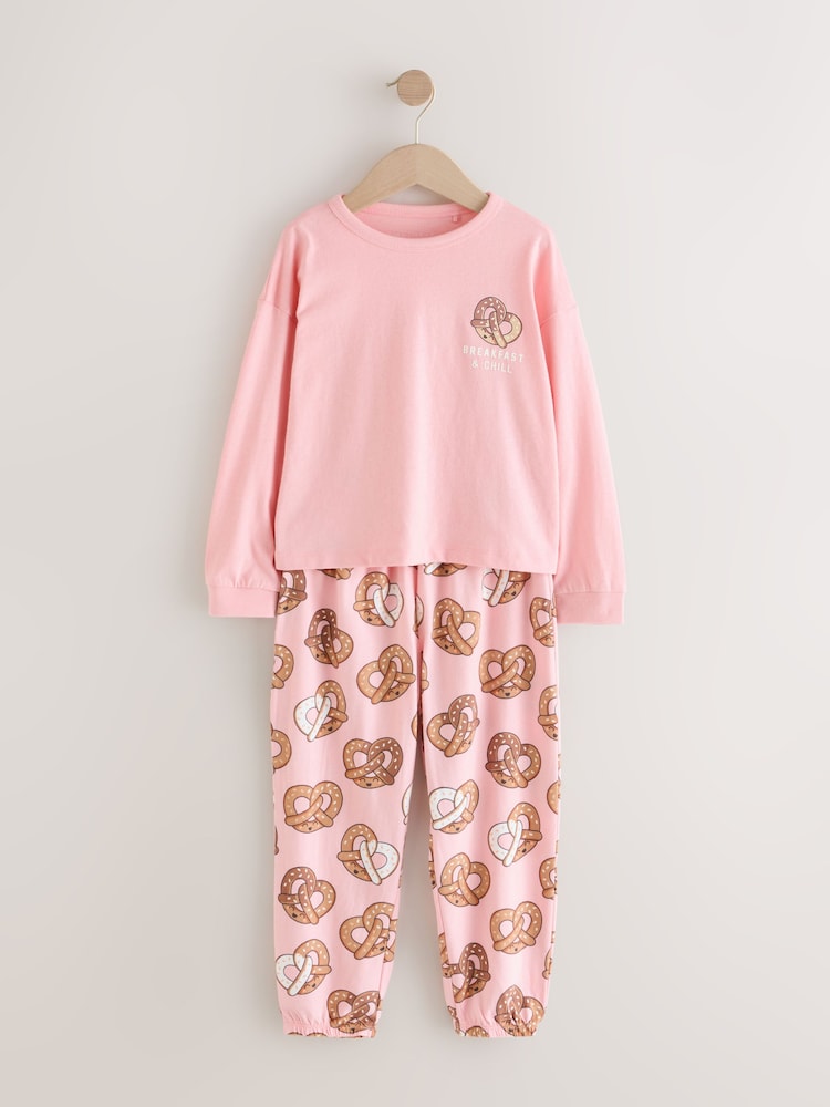 Avocado Slogan Print Joggers Pyjamas 3 Pack (3-16yrs) - Image 2 of 7