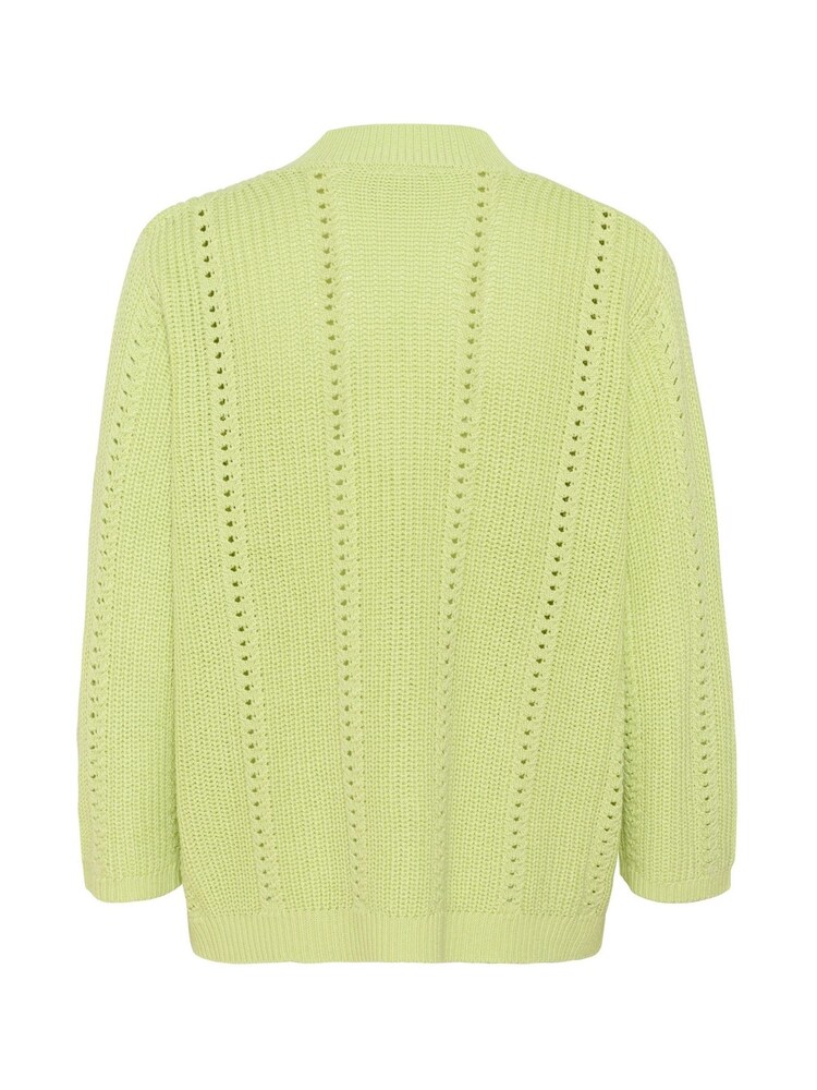 Kaffe Green KAlorri V-Neck Long Sleeve Pullover Jumper - Image 6 of 6 Kaffe Green KAlorri V-Neck Long Sleeve Pullover Jumper - Image 6 of 6