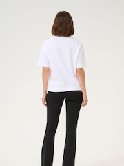 Kaffe KAjenny Flared Black Leggings - Image 2 of 6