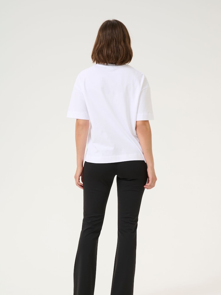 Kaffe KAjenny Flared Black Leggings - Image 2 of 6 Kaffe KAjenny Flared Black Leggings - Image 2 of 6