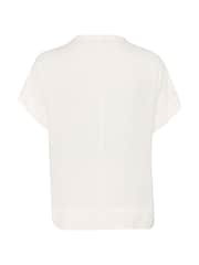 Kaffe KAmilia Wing Short Sleeve White Blouse - Image 6 of 6