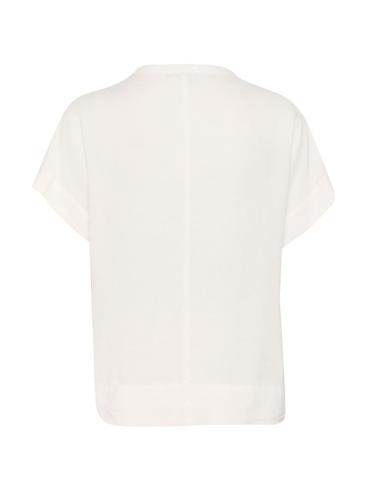 Kaffe KAmilia Wing Short Sleeve White Blouse - Image 6 of 6