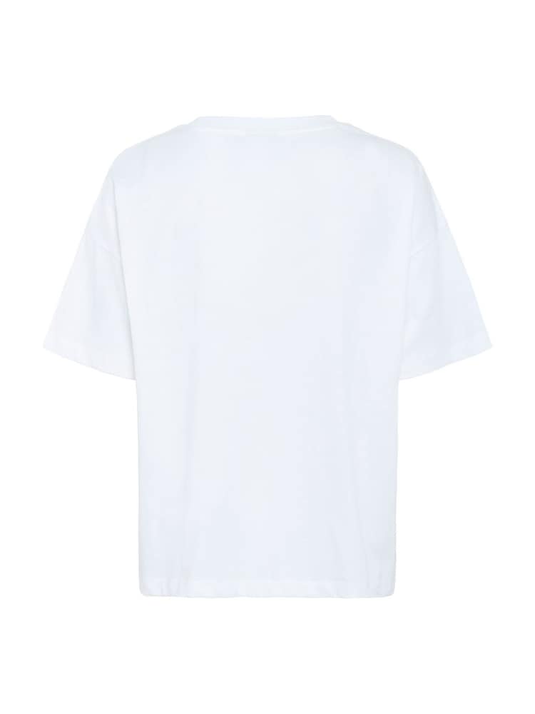 Kaffe KAjenny Statement Crew Neck White T-Shirt - Image 5 of 5