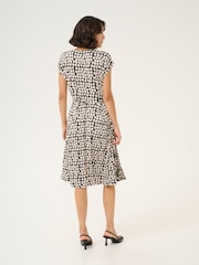 Kaffe KAbella Short Sleeve Jersey Black Dress - Image 2 of 5