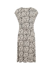 Kaffe KAbella Short Sleeve Jersey Black Dress - Image 4 of 5