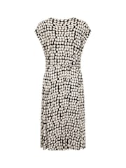 Kaffe KAbella Short Sleeve Jersey Black Dress - Image 5 of 5