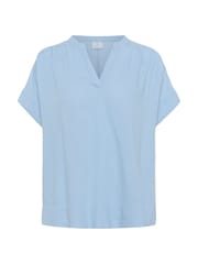 Kaffe Blue KAmilia Wing Short Sleeve Blouse - Image 4 of 5