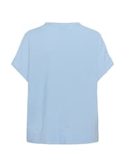 Kaffe Blue KAmilia Wing Short Sleeve Blouse - Image 5 of 5