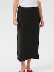 Kaffe KAhill Black Maxi Skirt - Image 1 of 5