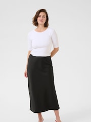 Kaffe KAhill Black Maxi Skirt - Image 2 of 5