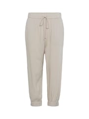 Kaffe Grey KAmilia Capri Cropped Trousers - Image 1 of 2