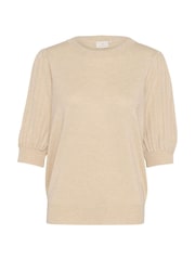 Kaffe Cream KAlone 1/2 Sleeve Knit Pullover Jumper - Image 5 of 6
