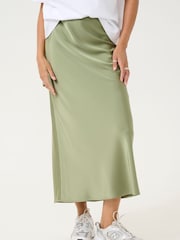Kaffe Green KAhill Maxi Skirt - Image 1 of 5
