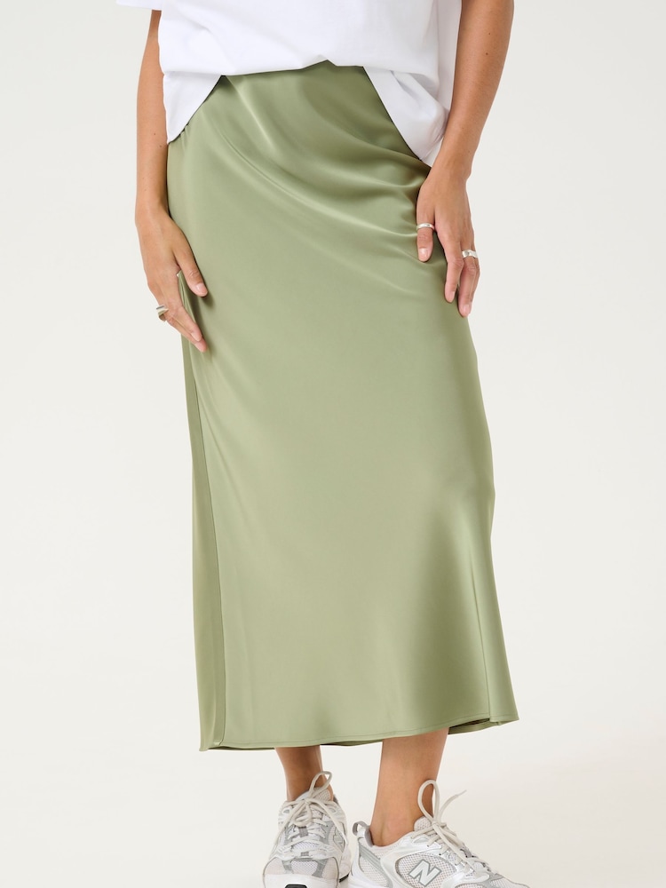 Kaffe Green KAhill Maxi Skirt - Image 1 of 5