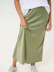 Kaffe Green KAhill Maxi Skirt - Image 3 of 5