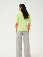 Kaffe Green KAlizza Round Neck jumper - Image 2 of 6
