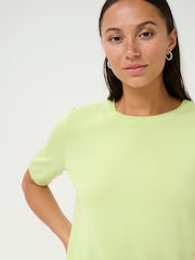Kaffe Green KAlizza Round Neck jumper - Image 4 of 6