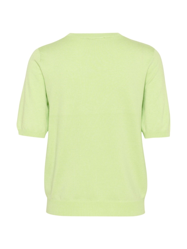 Kaffe Green KAlizza Round Neck jumper - Image 6 of 6
