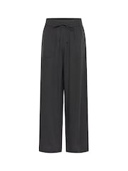 Kaffe Grey KAmilia High Waisted Long Wide Trousers - Image 1 of 2