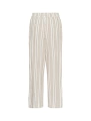 Kaffe Natural KAmilia High Waisted Long Wide Trousers - Image 2 of 2