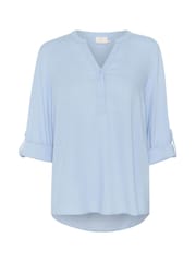 Kaffe Blue KAmilia V-Neck Long Sleeve Blouse - Image 5 of 7