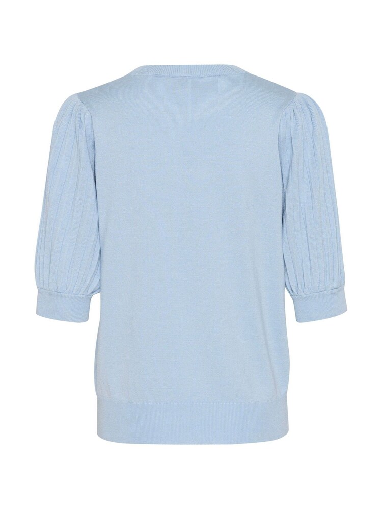 Kaffe Blue KAlone 1/2 Sleeve Knit Pullover Jumper - Image 6 of 6 Kaffe Blue KAlone 1/2 Sleeve Knit Pullover Jumper - Image 6 of 6