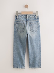 Mid Blue Pocket Detail Embellished Straight Leg Jeans (3-16yrs) - Image 6 of 8