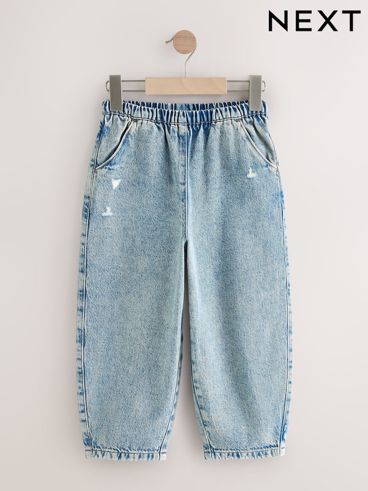 Denim Tint Pull On Barrel Jeans (3-16yrs) - Image 2 of 5