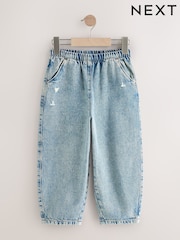 Denim Tint Pull On Barrel Jeans (3-16yrs) - Image 3 of 5