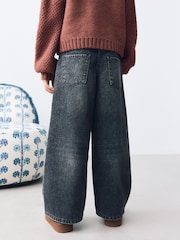 Washed Black Extra Wide Leg Jeans (3-16yrs) - Image 2 of 9