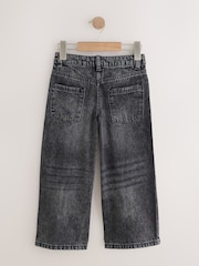 Washed Black Extra Wide Leg Jeans (3-16yrs) - Image 6 of 9