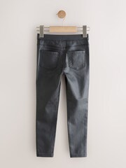 Black Coated Jeggings (3-16yrs) - Image 2 of 4