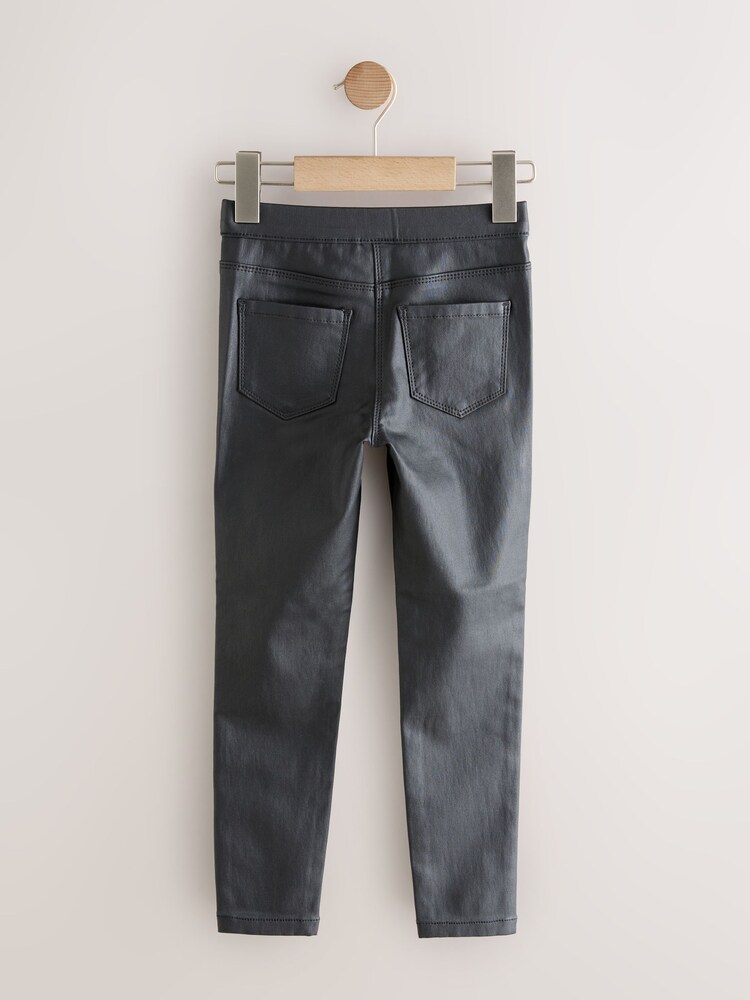 Black Coated Jeggings (3-16yrs) - Image 2 of 4