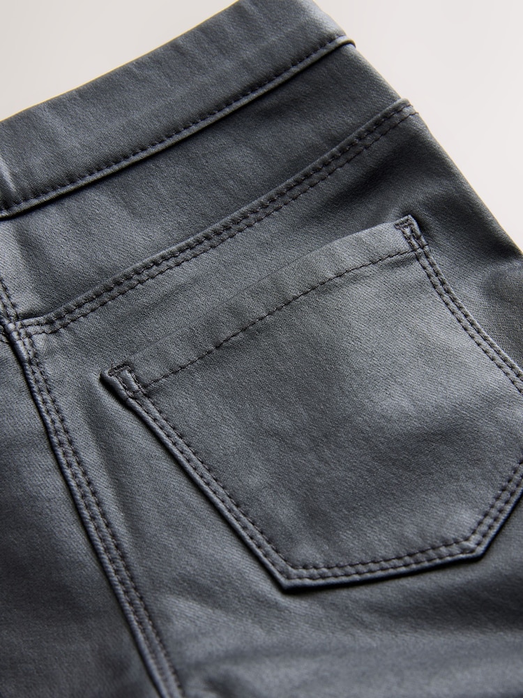 Black Coated Jeggings (3-16yrs) - Image 4 of 4