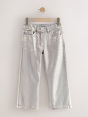 Champagne Gold Coated Wide Leg Jeans (3-16yrs) - Image 1 of 4