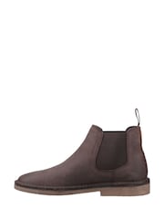 Hush Puppies Shaun Leather Chelsea Brown Boots - Image 2 of 4