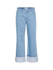 Soaked in Luxury Blue Regular Fit 100% Cotton Straight Legs Maise Jeans - Image 3 of 4